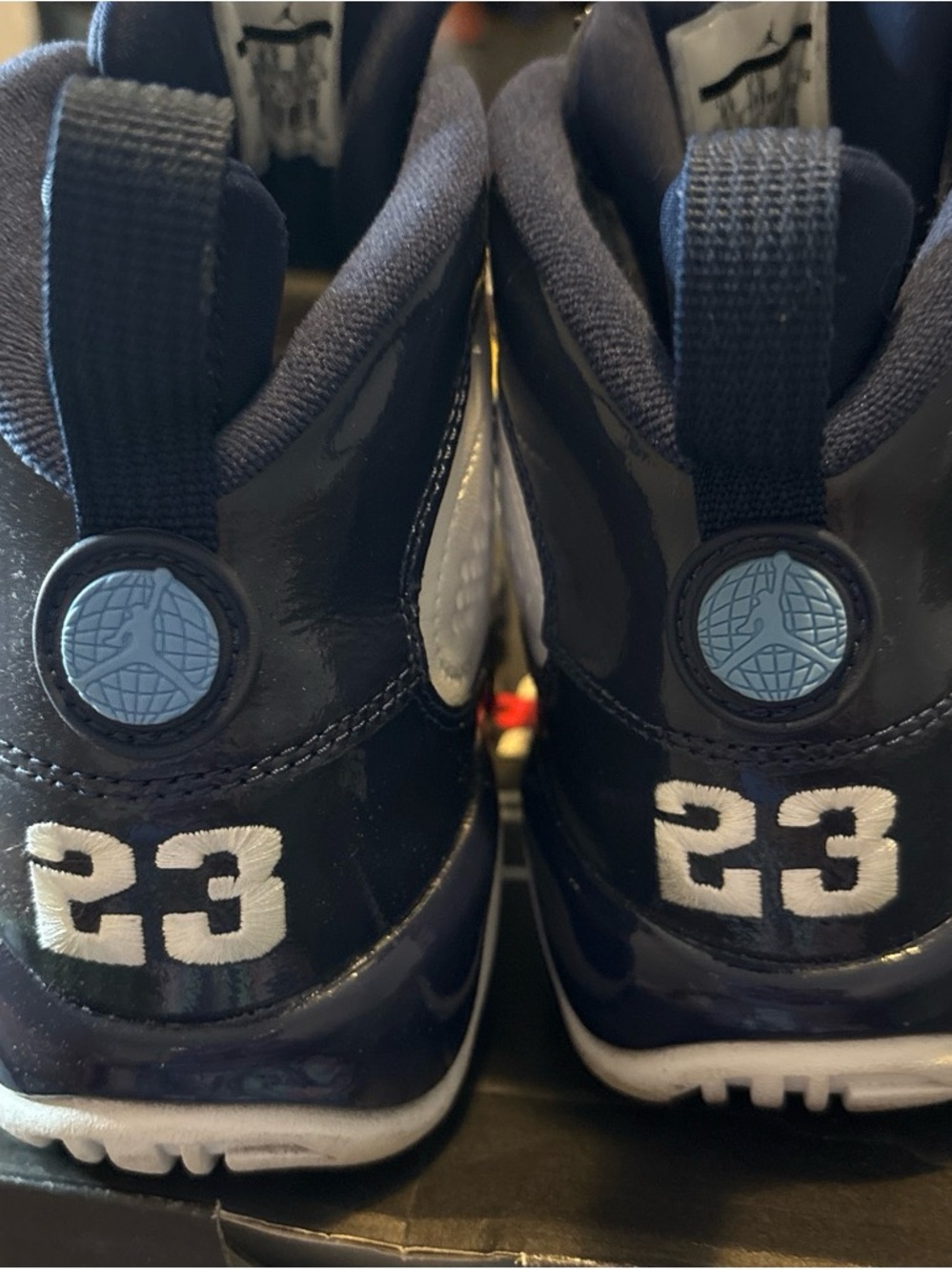 Jordan Kids Basketball Sneakers - Navy & White